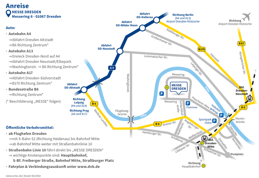 Anreise MESSE DRESDEN