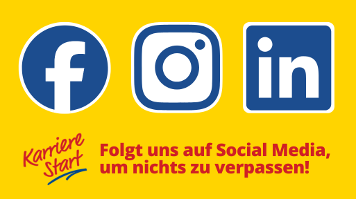KarriereStart - Folgt uns auf Social Media, um nichts zu verpassen!