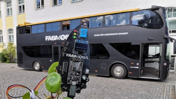Das Fabmobil kommt und lädt ein: im Freigelände vor der Glashalle!
