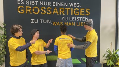 MesseScouts auf der KarriereStart